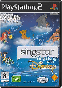 SingStar Singalong with Disney PAL Playstation 2 PAL box art